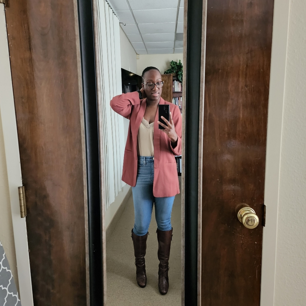 Cole Haan Knee High Cognac Boots